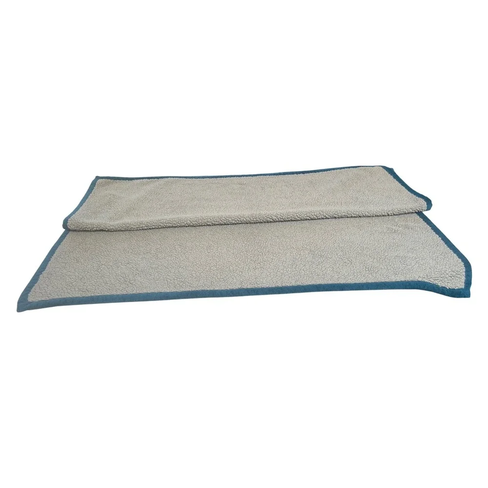 Southwestern Stripe Sherpa‎ Lined Throw Blanket